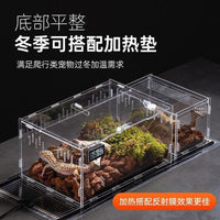 Acrylic Reptile Terrarium Transparent Breeding Box for Spiders and Small Pets