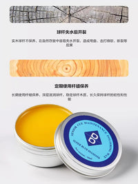 Billiard Cue Stick Maintenance Wax and Oil Set for Cleaning and Protection