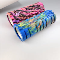 33cm Camouflage EVA Hollow Yoga Column Foam Roller for Muscle Relaxation and Fitness