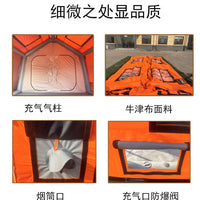 Inflatable Pop-Up Camping Tent with Mosquito Net for Outdoor Activities