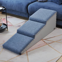 Pet Ramp Stairs for Dogs and Cats, Waterproof, Stain-Resistant, Joint Care, for Beds and Sofas