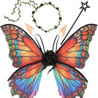 Kids Butterfly Wings Costume Cape for Halloween & Parties