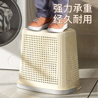 Laundry Hamper Basket for Dirty Clothes - Bathroom Storage Organizer