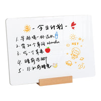 Wholesale Desktop Erasable Whiteboard Double-Sided Writing Message Board Standing Small Blackboard Memo Drawing Board