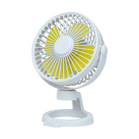 Mini USB Rechargeable Desk Fan with Phone Holder for Home and Office