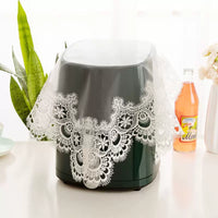 Appliance Dust Cover with Lace Trim for Air Fryer Rice Cooker Mixer