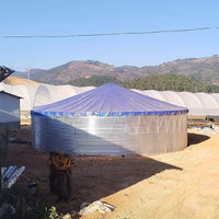 Outdoor Galvanized Steel Frame Canvas Pond for Fish Farming and Irrigation