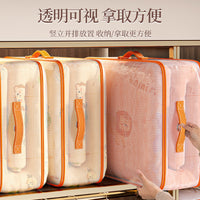 Large Capacity Zippered Storage Bags for Clothes and Bedding, Moisture-proof and Space Saving