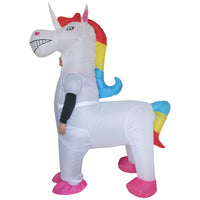 Inflatable Unicorn Dragon Horse Costume for Halloween Stage Performance Party