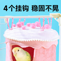 Winter Warm Bird Nest Hammock for Parrots and Small Birds - Cake and Bus Designs