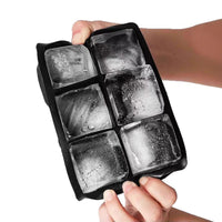Food Grade Silicone Ice Cube Tray for Home Bar, Large Capacity Square Ice Mold