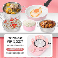 Mini Kitchen Real Cooking Playset for Kids with Smart Electric Stove, Non-stick Cookware, and Utensils