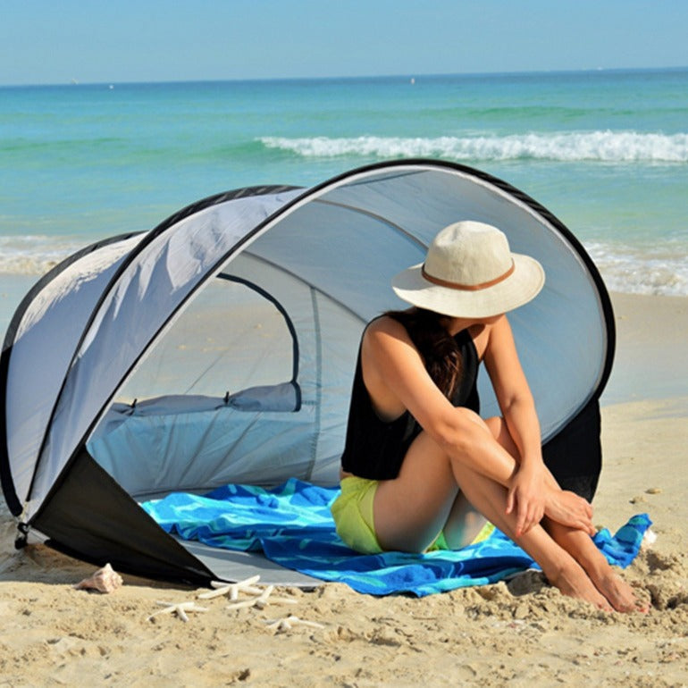 Automatic Pop-Up Beach Tent UV Protection Sun Shelter for Outdoor Fishing and Camping