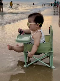 Portable Baby Beach Chair with Umbrella for Outdoor Picnics and Camping