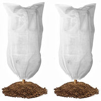 Plant Frost Protection Cover Non-Woven Fabric Winter Warm Bag for Garden Plants