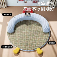 Summer Cooling Pet Bed with Removable Mat for Cats and Small Dogs