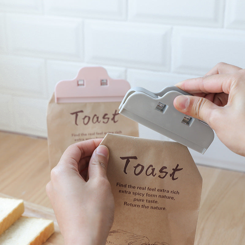 Food Bag Sealing Clips for Snacks, Milk Powder, and Kitchen Storage - Moisture-proof Plastic Sealers