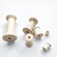 Wooden Spool Vintage Thread Bobbin for DIY Craft Winding