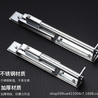 Rongxin Stainless Steel Heavy-Duty Door Bolt with Gear, Concealed Floor Bolt for Double Doors and Security Doors