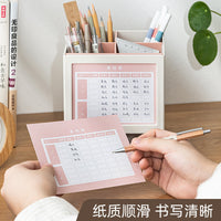 2027 Rotatable Pen Holder Desk Calendar with Schedule Planner & Monthly Notes