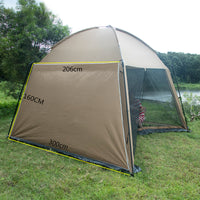 Outdoor Mesh Screen Canopy Tent for Beach Camping Picnics - Portable Sunshade and Insect Protection