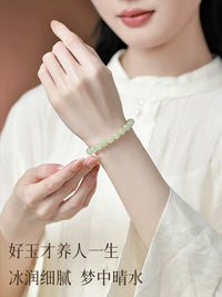 Xinjiang Hetian Jade Loose Beads for DIY Bracelets and Jewelry Making