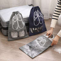 Travel Shoe Storage Bags Waterproof Drawstring Pouches for Organization