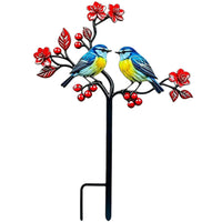 Decorative Metal Bird Garden Stakes for Outdoor Yard Decor