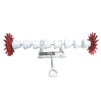 Stainless Steel Hand-Pulled Rice Seeder Portable Manual Planter for Rice, Rapeseed, Corn