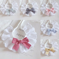 Pet Cat Dog Cotton Lace Bow Scarf Collar Bib for Small Pets