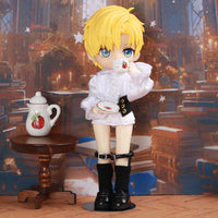 Gothic Shirt for OB11 BJD Dolls and Blind Box Figures - 1/12 Scale European Style Doll Clothes