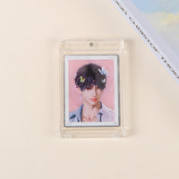 Magnetic Acrylic Card Holder for Collectible Trading Cards - Clear Display Case