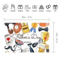 Shengyang 2024 New Father's Day Garden Flag Polyester Background Cloth Yard Festival Party Printed Hanging Flag