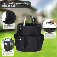 Oxford Cloth Portable Garden Tool Bag Foldable Storage Organizer Outdoor Picnic Basket Toiletry Bag