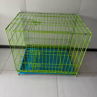 Heavy-Duty Pet Crate with Toilet Tray for Small to Large Dogs and Cats, Indoor Kedi Teddy Dog Kennel