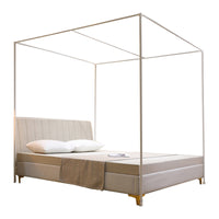 Mosquito Net Frame Thickened Floor-Standing Canopy Bed Post System for Home Use