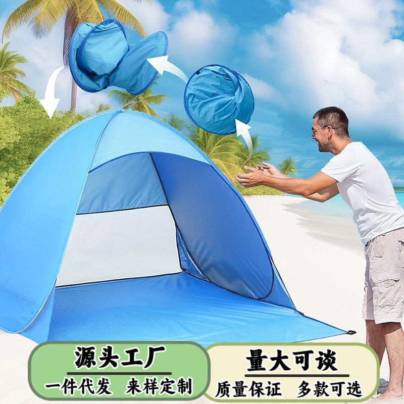 Automatic Pop-Up Beach Tent Sun Shelter for Outdoor Leisure