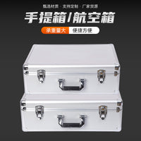 Aluminum Alloy Hard Case Portable Tool Equipment Storage Box with Foam