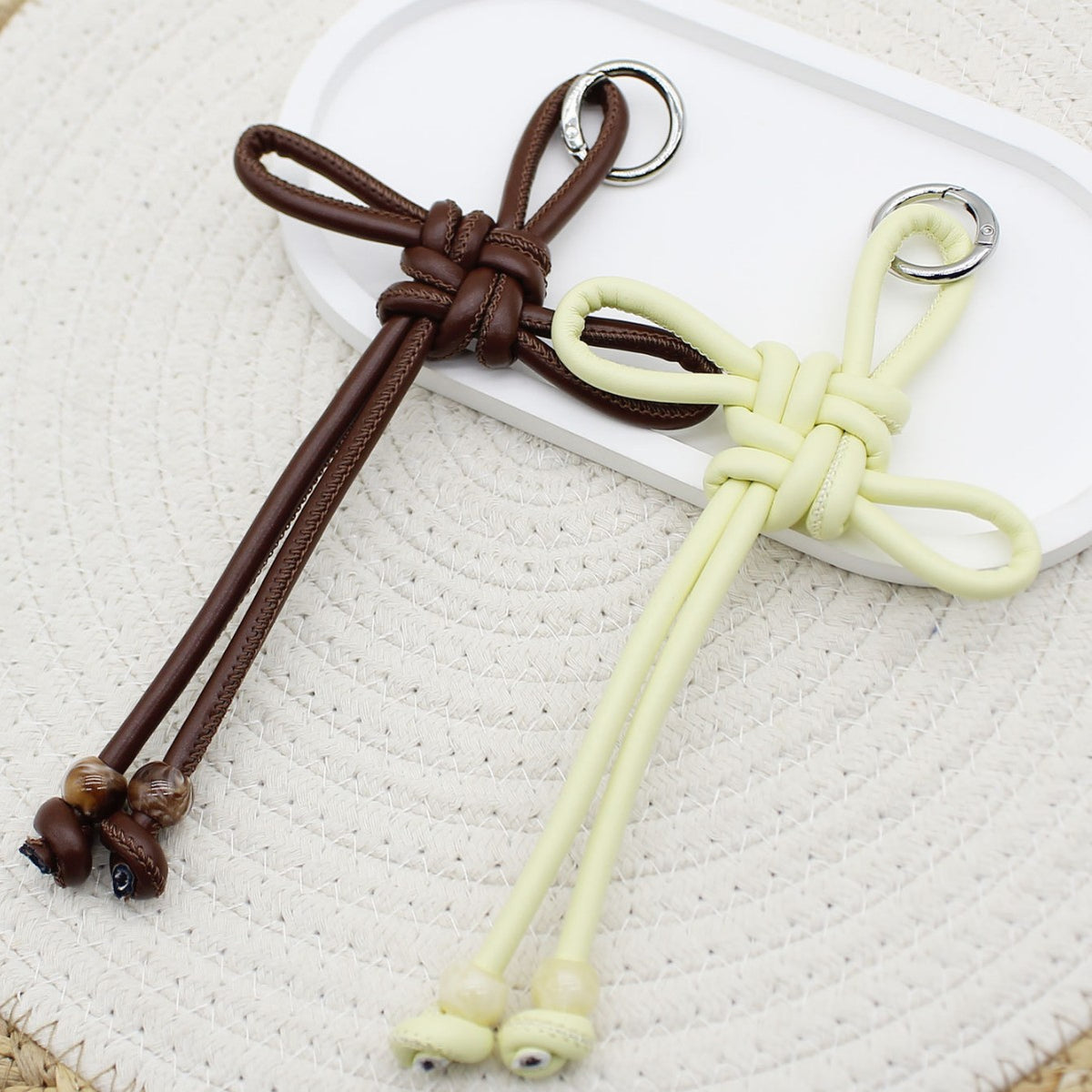 Handmade Auspicious Knot Keychain Chinese Knot Car Bag Pendant Ornament