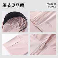 Summer Breathable Ice Silk Mesh Sun Protection Cape Jacket with Wide Brim for UV Protection