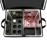Insulated Food Delivery Box for Electric Scooters, Pedal-Mounted Thermal Takeaway Bag