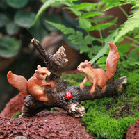 Miniature Resin Animal Figurines for Micro Landscape Decor