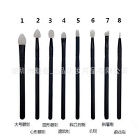 6-Piece Silicone Eyeshadow Brush Set for Eye Makeup
