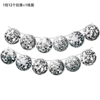 Disco Ball Spiral Hanging Decorations for Party Atmosphere