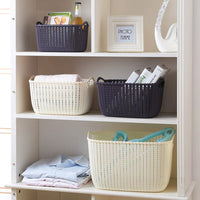 Woven Storage Basket with Lid for Cupping Jars