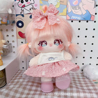 CottonStory 20CM Plush Doll with Changeable Outfits for Girls