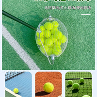 New Professional Tennis Ball Collector, Portable Retractable Rolling Ball Picker for Training