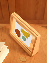 Acrylic Solid Wood Photo Frame Desktop Display for 6, 7, 8, 10 Inch Pictures