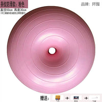 50cm Pilates Yoga Ball Anti-Burst Exercise Fitness Ball for Postpartum Recovery and Balance Training