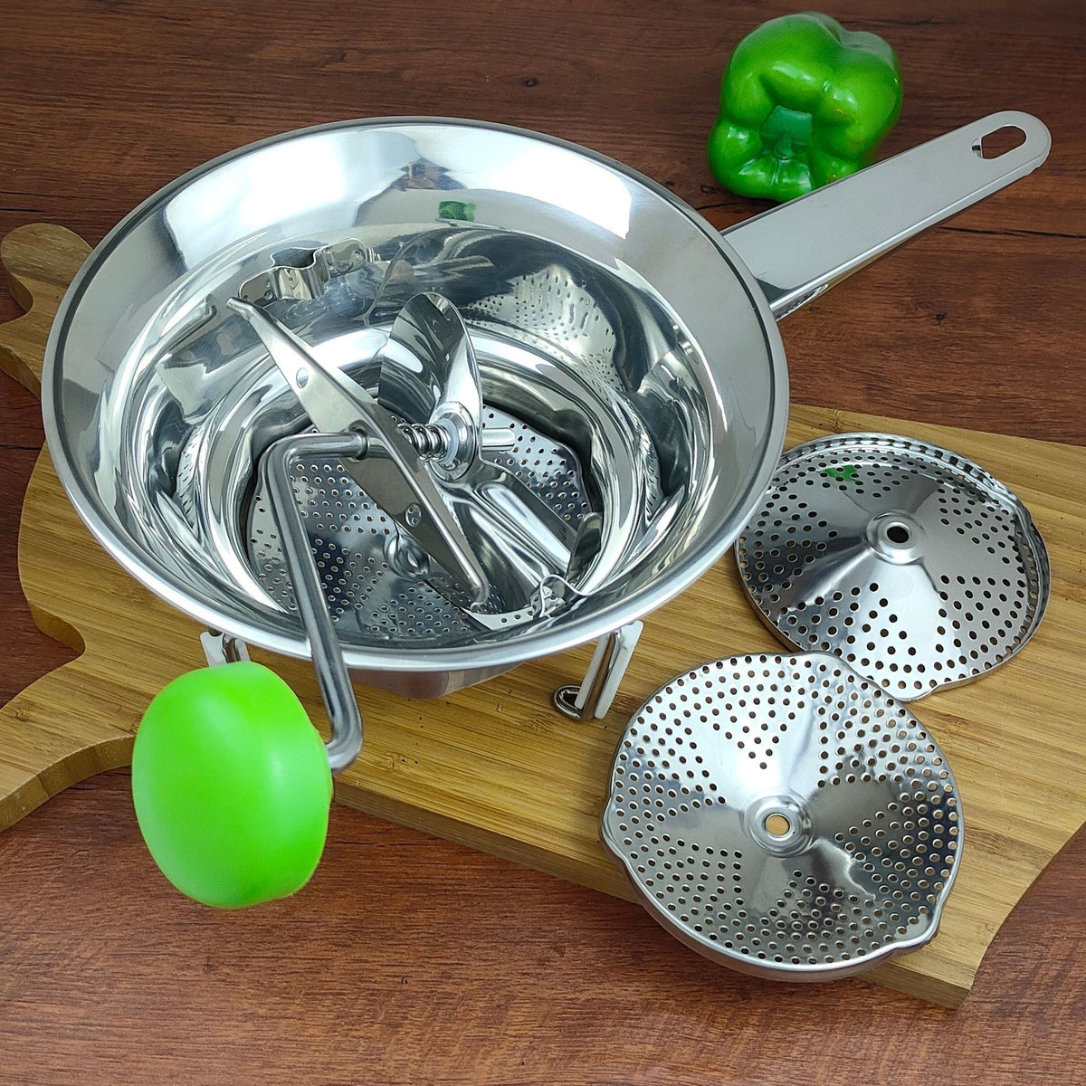 FCM Stainless Steel Food Masher and Mixer for Fruits, Vegetables, and Baby Food